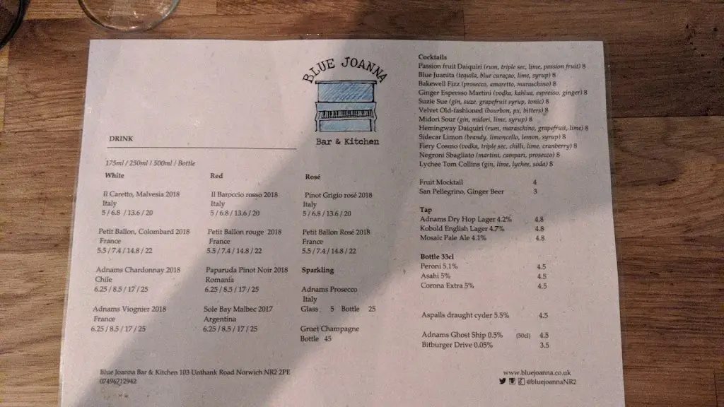 Menu_Blue Joanna_Cringleford_image_2