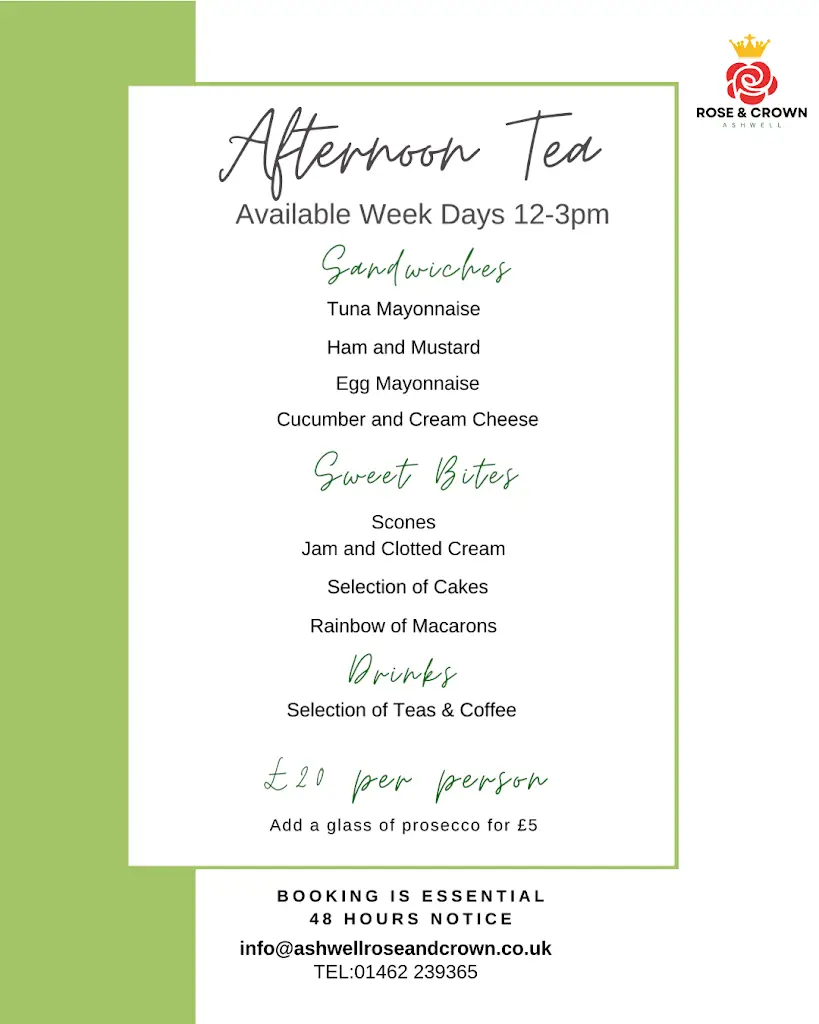 Menu_The Rose & Crown_Ashwell_image_3