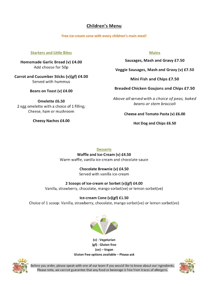 Menu_The Rose & Crown_Ashwell_image_4