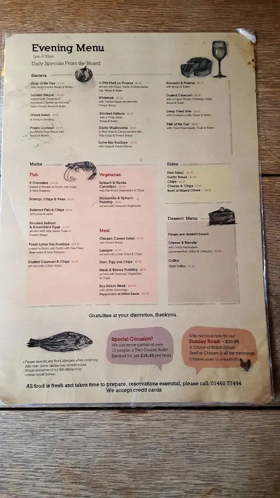 Menu_Oscar’s Wine Bar_Crewkerne_imagen_3