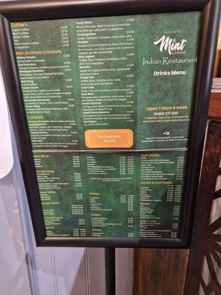 Menu_The Mint Lounge_Crewkerne_image_4
