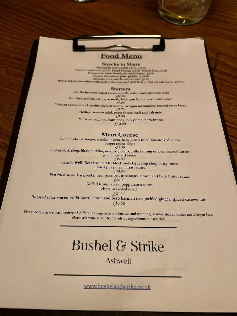 Ben Sutton_Bushel & Strike_Ashwell_review