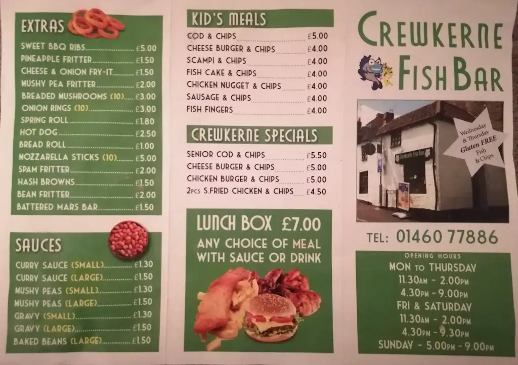 Menu_Crewkerne Fish Bar_Crewkerne_image_2