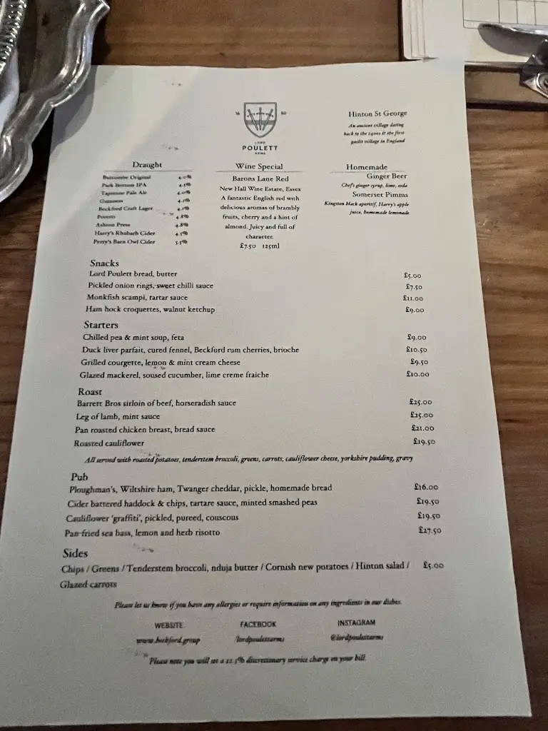 Menu_Lord Poulett Arms_Crewkerne_image_1