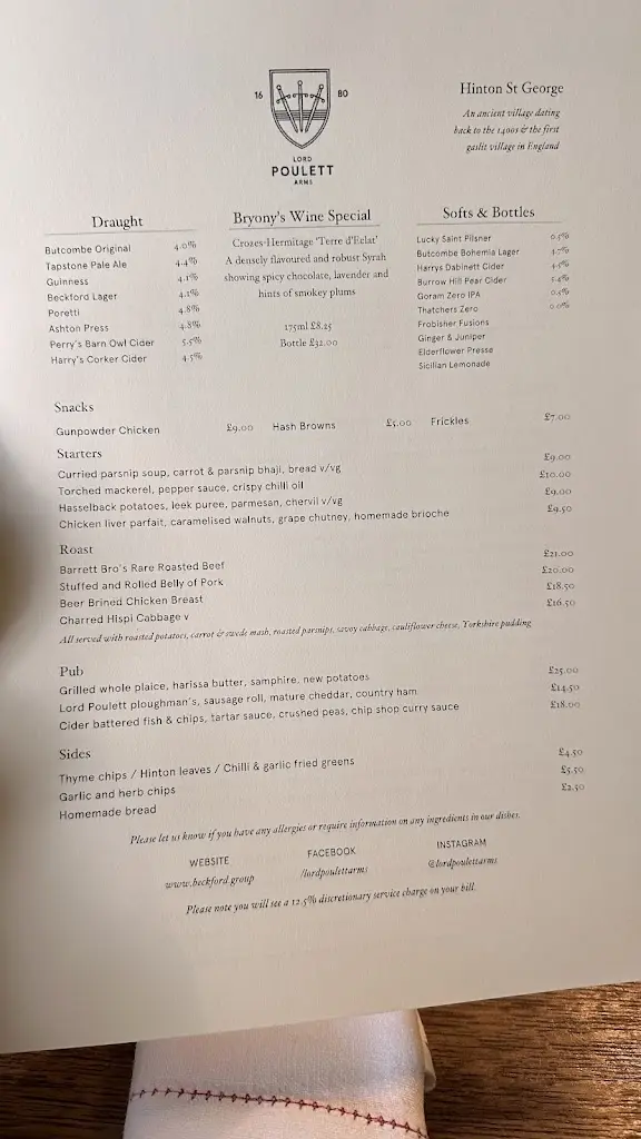 Menu_Lord Poulett Arms_Crewkerne_image_2