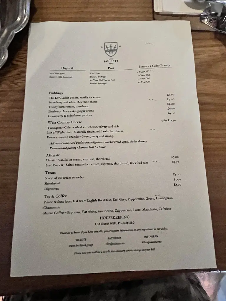 Menu_Lord Poulett Arms_Crewkerne_image_4