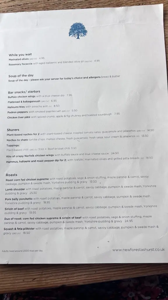 Menu_The New Forest, Ashurst_Ashurst_immagine_2