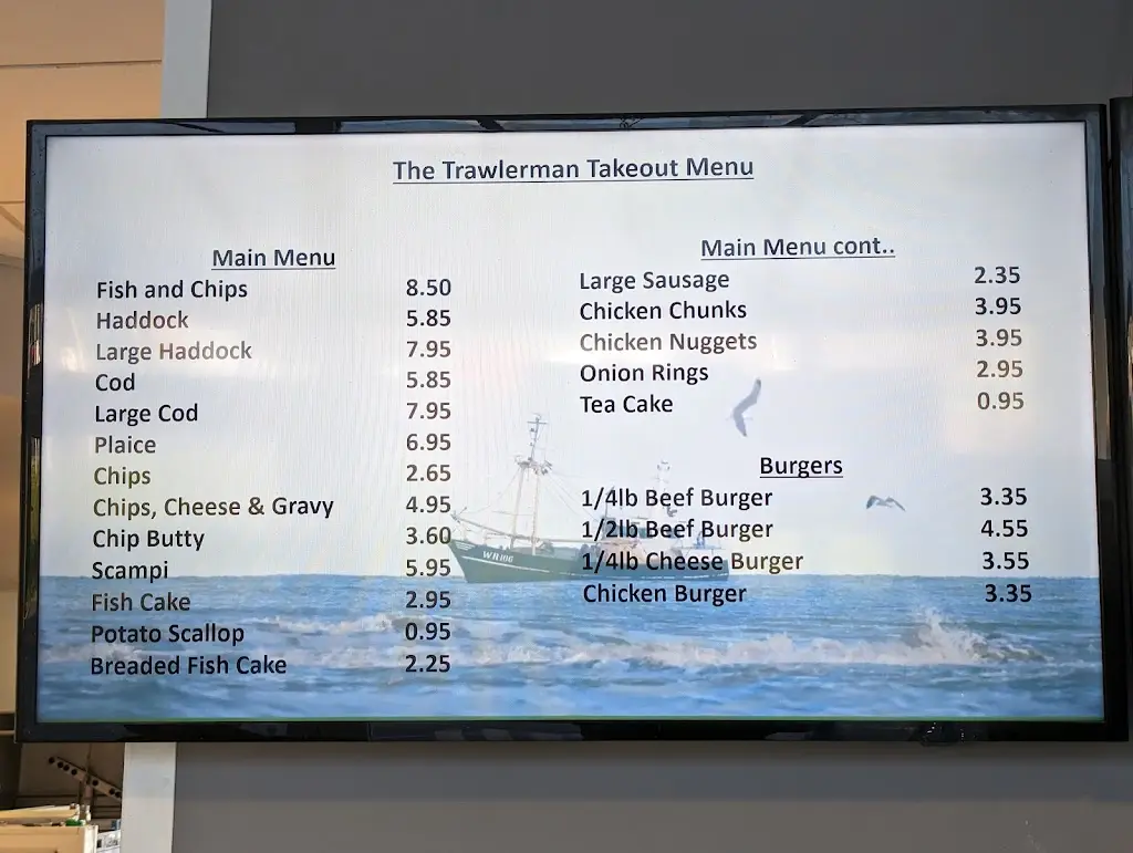 Menu_The Trawlerman_Cross Hills_image_2