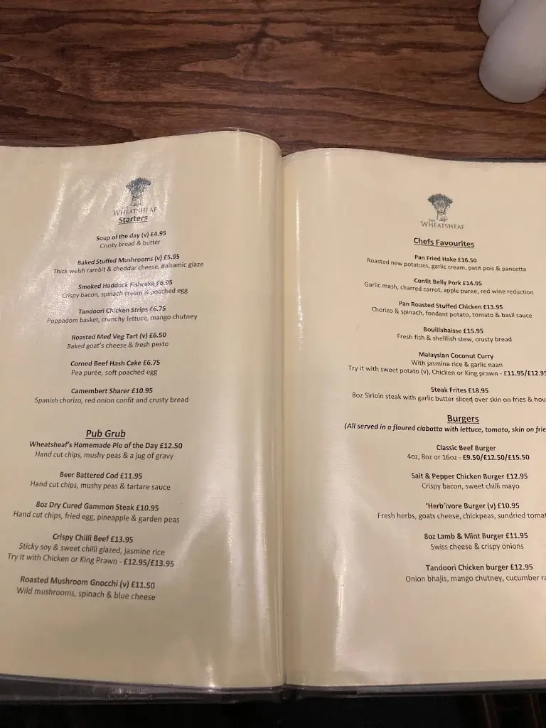 Menu_The Wheatsheaf_Croston_image_4