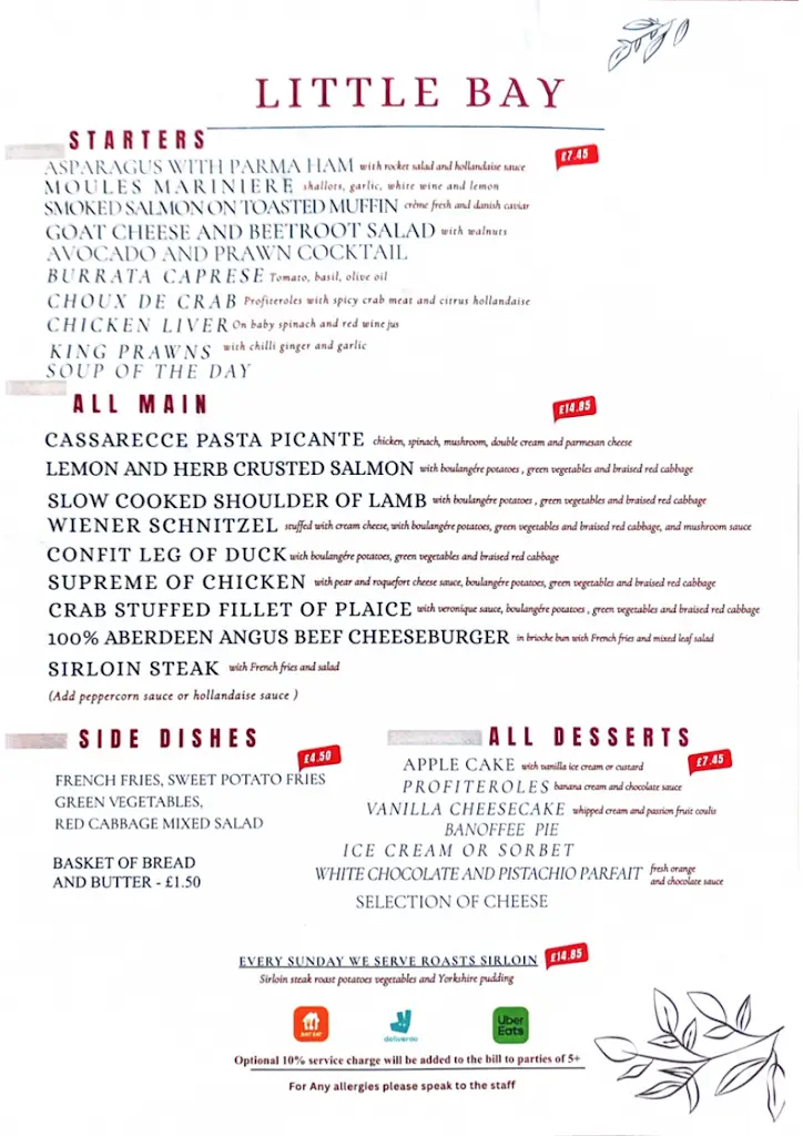 Menu_Little Bay Croydon_Croydon_image_1