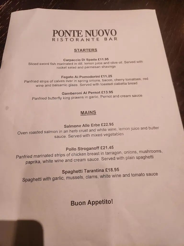 Menu_Ponte Nuovo_Croydon_image_2