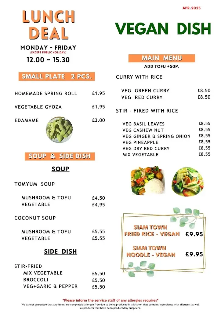 Menu_Siam Town_Croydon_image_2