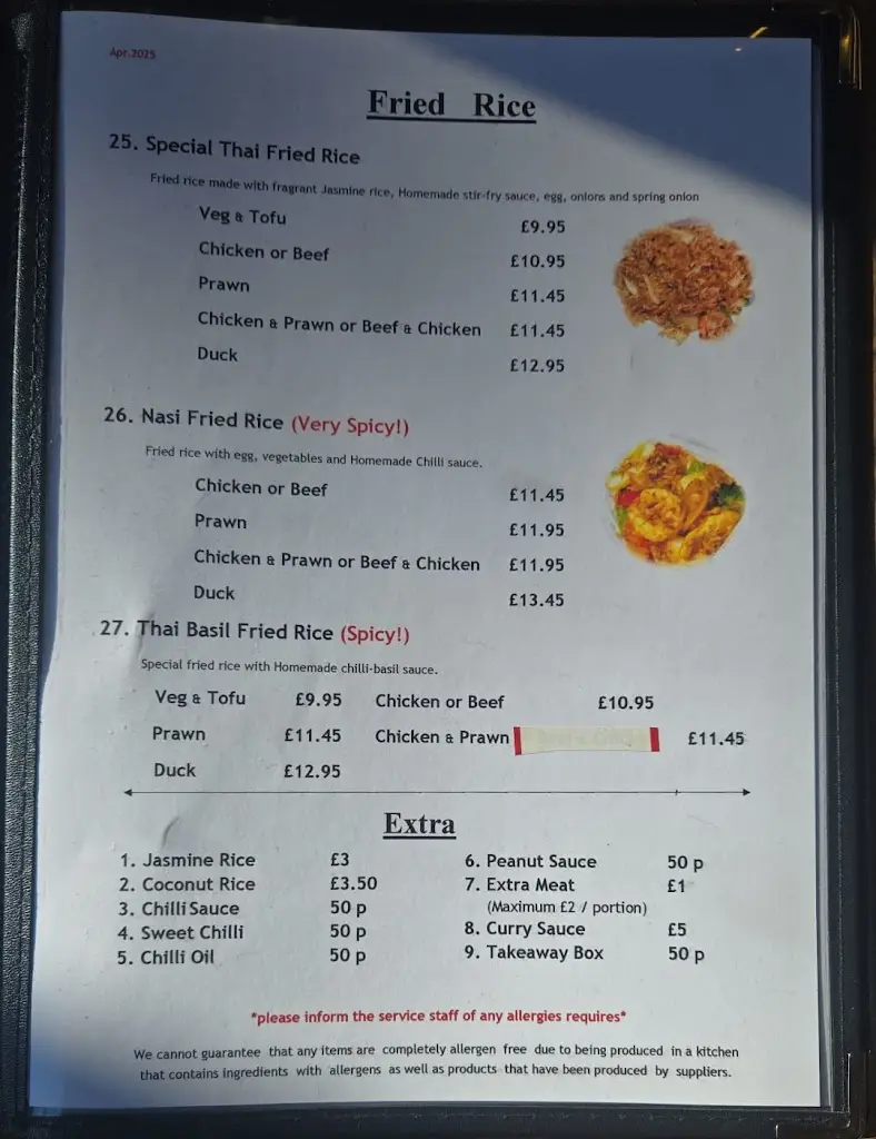 Menu_Siam Town_Croydon_image_3