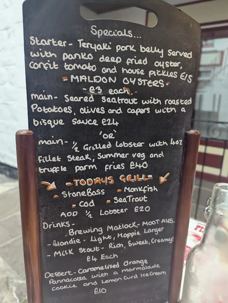 Menu_The Cave Seafood Restaurant_Cromford_image_4