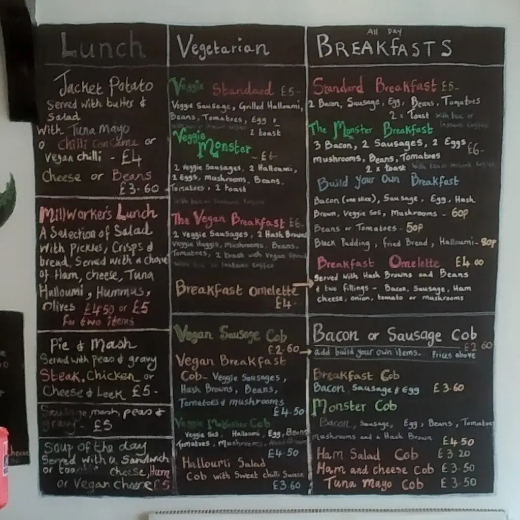 Menu_The Tor Cafe_Cromford_image_4