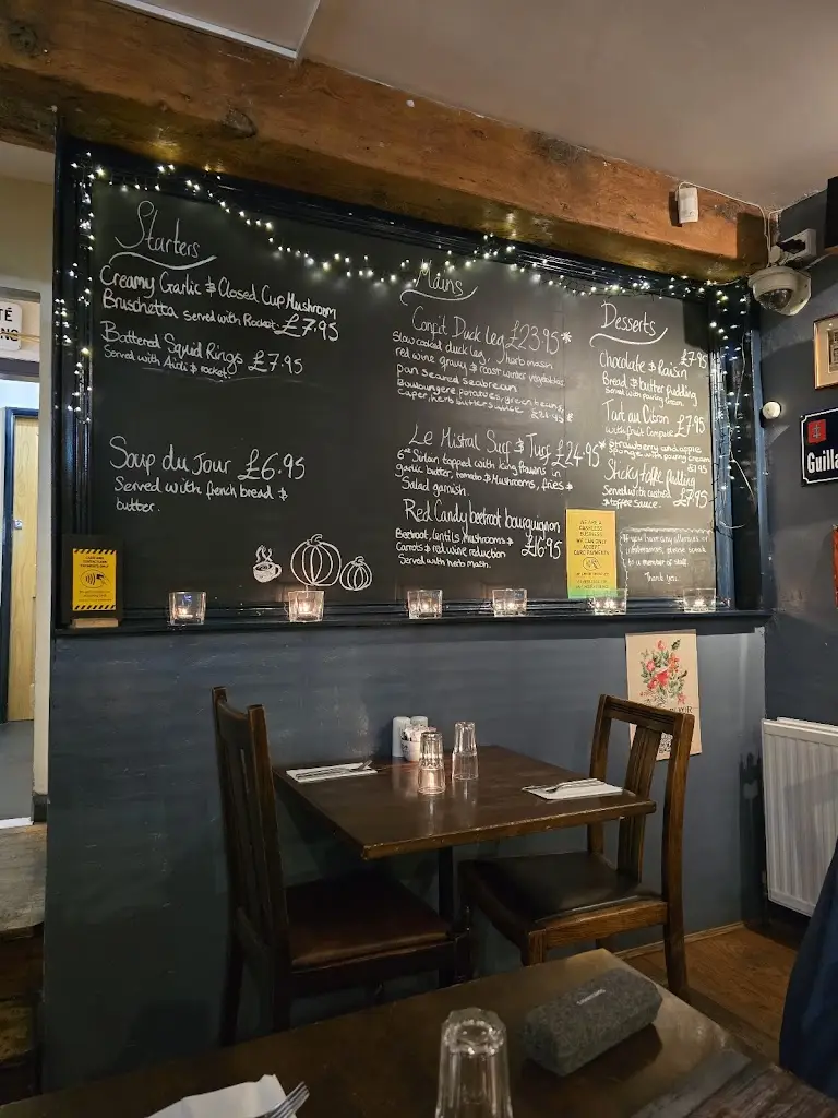 Menu_Le Mistral Wirksworth - French Restaurant_Cromford_image_1