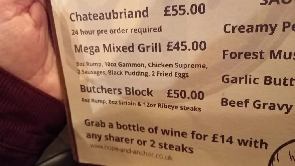 Menu_Hope & Anchor_Cromford_image_4