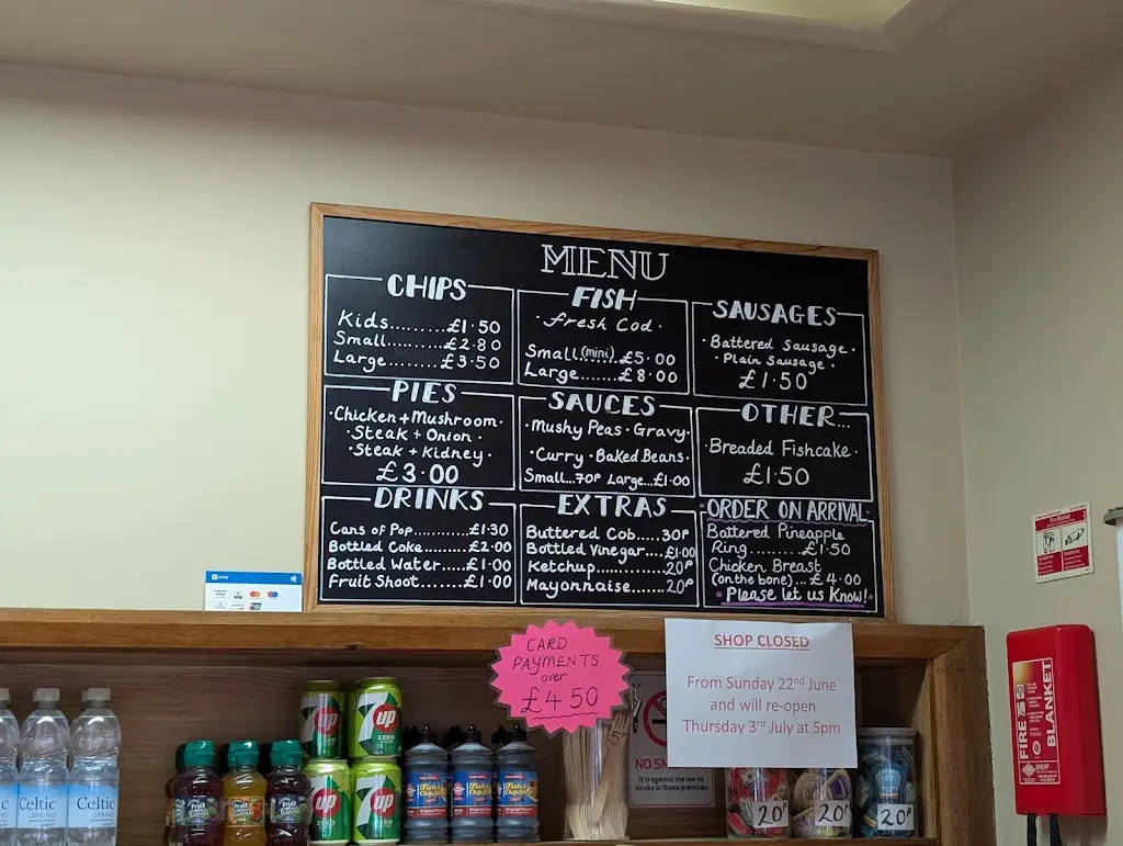 Menu_Robinsons Traditional Fish & chips_Cromford_image_1