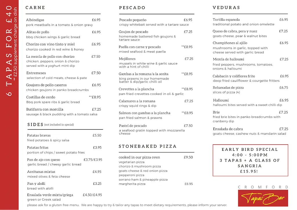 Menu_Cromford Tapas Bar_Cromford_image_1