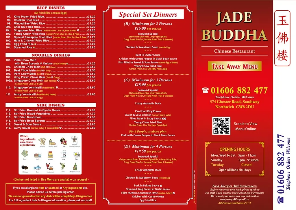 Menu_The Jade Buddha_Cuddington_image_1