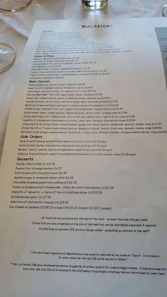 Menu_Bartellas_Culverstone Green_image_2