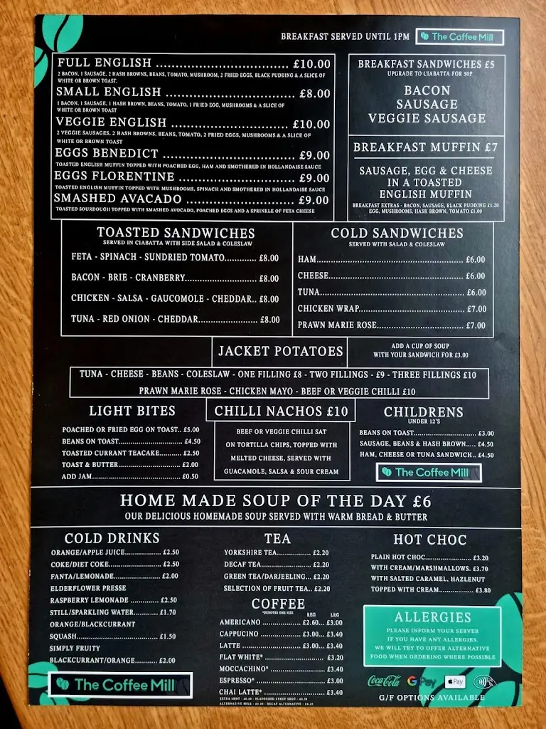 Menu_The Coffee Mill_Cullingworth_image_1