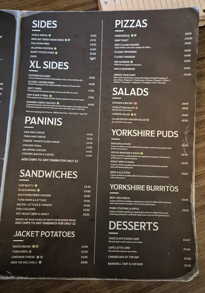 Menu_The George Pub_Cullingworth_image_4