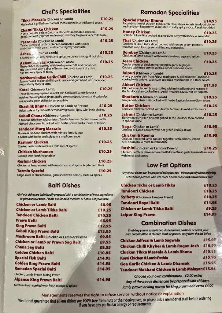 Menu_Ramadan Exclusive Indian Restaurant_Curdworth_image_3