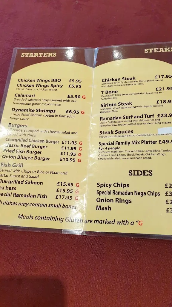 Menu_Ramadan Exclusive Indian Restaurant_Curdworth_image_4