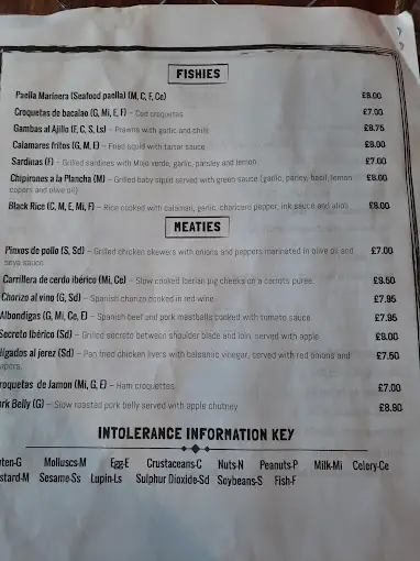 Menu_La Fabrica_Crouch End_image_1