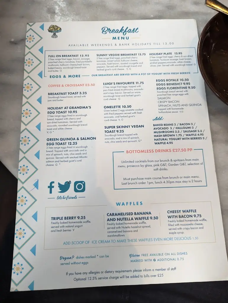 Menu_Melange Restaurant_Crouch End_image_1