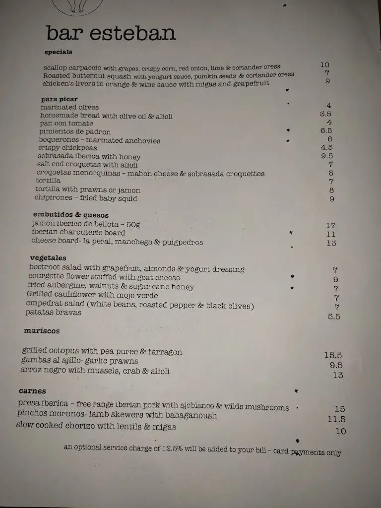 Menu_Bar Esteban_Crouch End_image_1