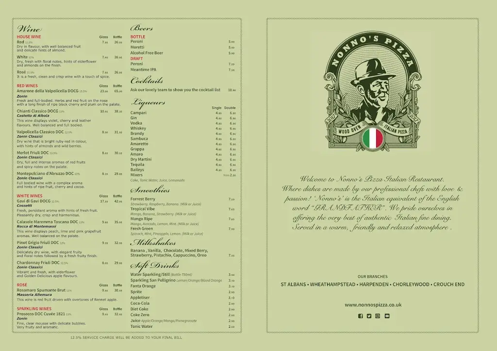 Menu_Nonnos Pizza _Crouch End_image_3