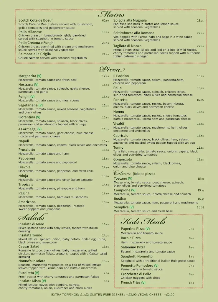 Menu_Nonnos Pizza _Crouch End_image_4