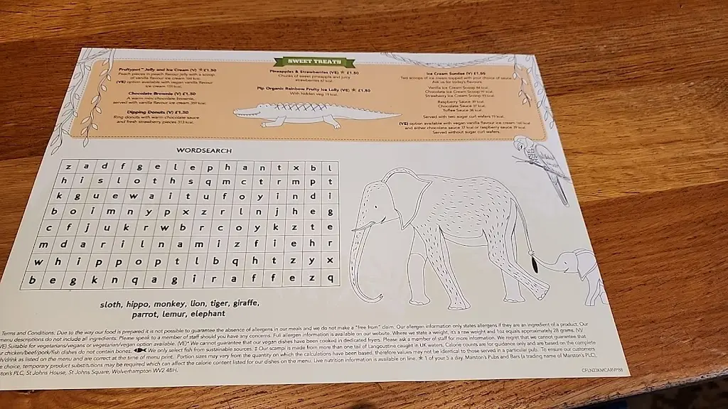 Menu_Pipe Major_Dagenham_image_3