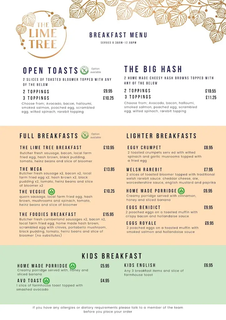 Menu_The Lime Tree_Cullompton_image_3