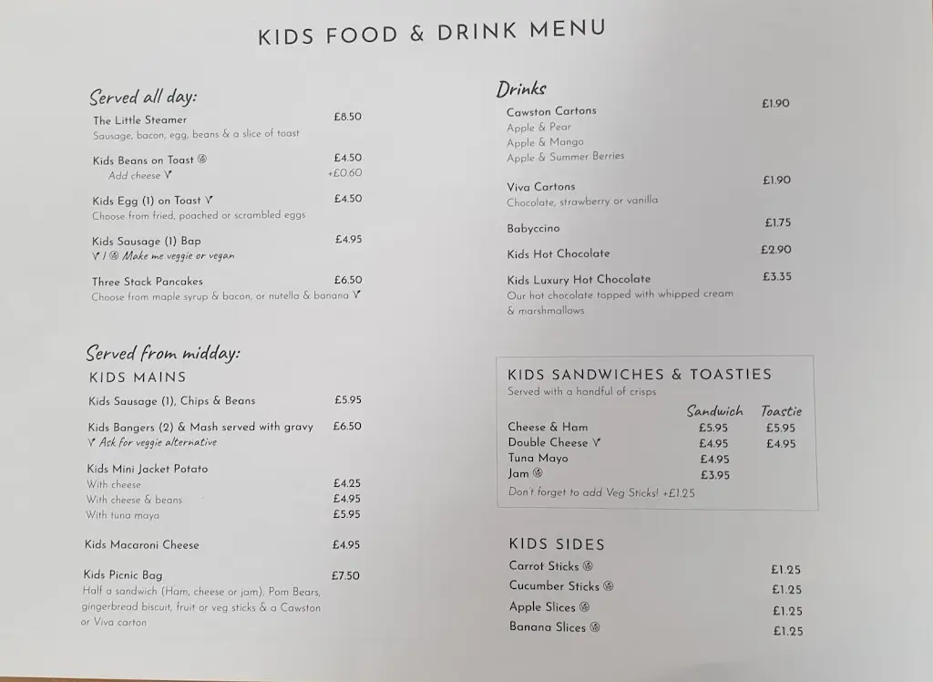 Menu_The Steamer Coffee House and Kitchen_Cullompton_image_1