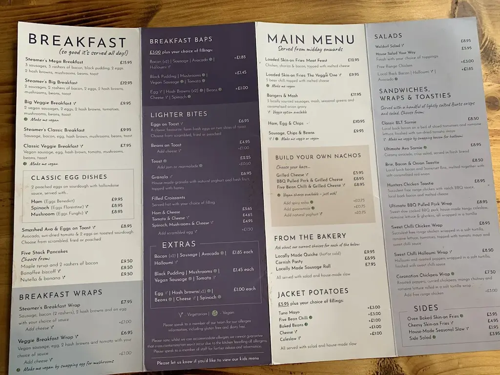 Menu_The Steamer Coffee House and Kitchen_Cullompton_image_3