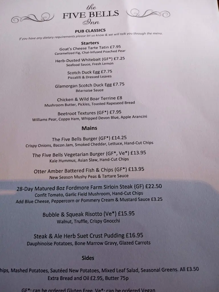 Menu_The Five Bells Community Pub_Cullompton_image_1