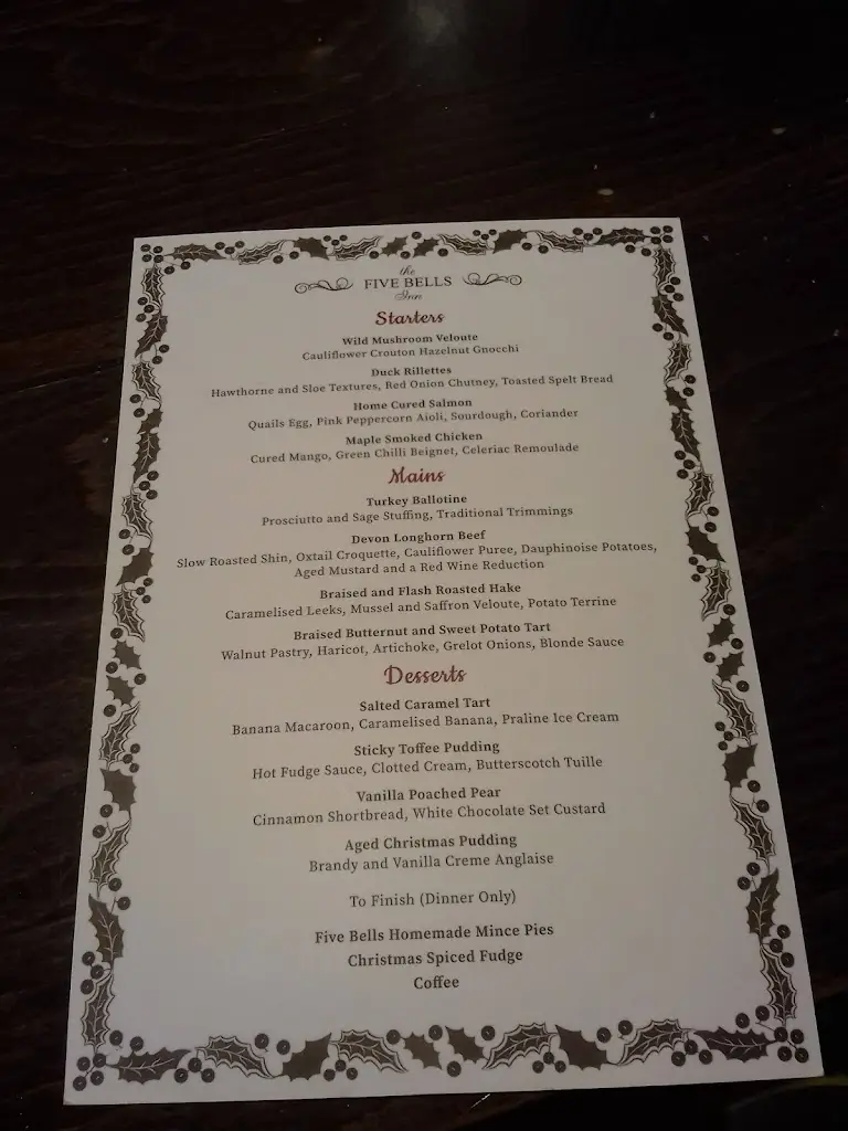 Menu_The Five Bells Community Pub_Cullompton_image_3