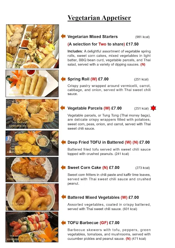 Menu_The Basement Thai Restaurant_Ashbourne_immagine_3