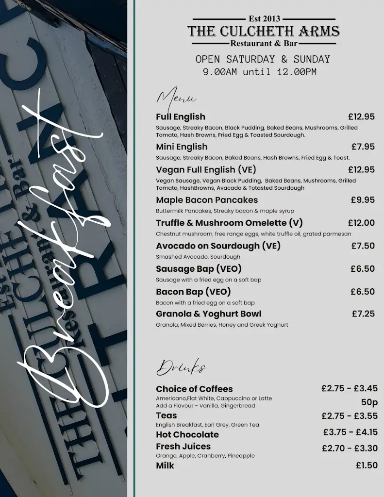 Menu_The Culcheth Arms_Culcheth_image_2