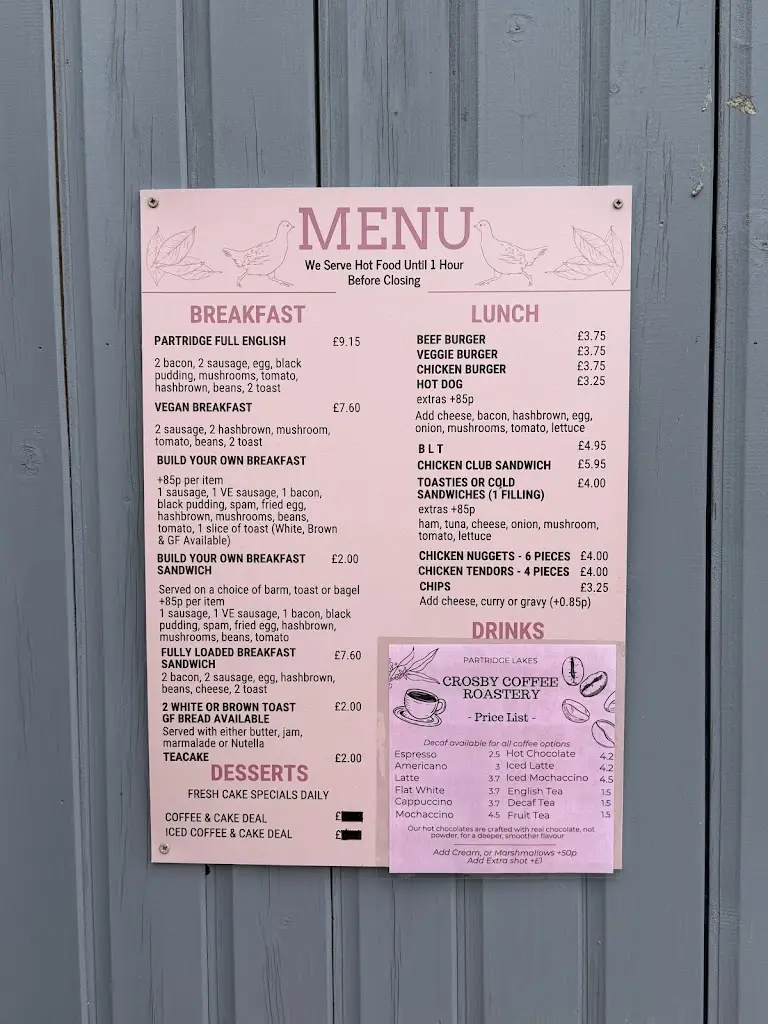 Menu_Partridge Lakes Cafe_Culcheth_image_2