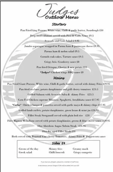 Menu_Judges Bar & Restaurant Potters Bar_Cuffley_image_2