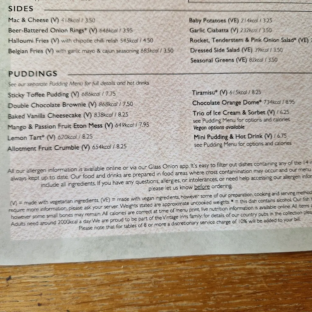 Menu_The Crow And Gate_Crowborough_image_1