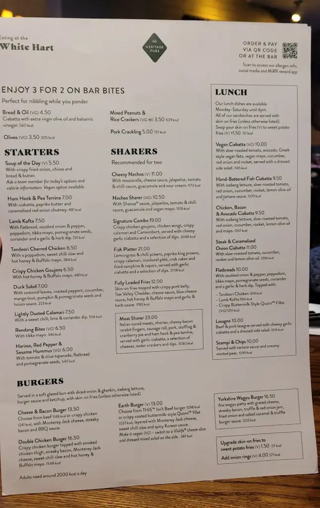 Menu_White Hart on the Green_Crowborough_image_3