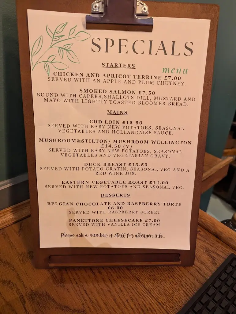 Menu_White Hart on the Green_Crowborough_image_4