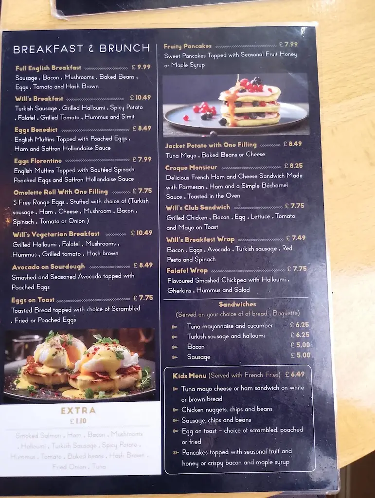 Menu_WILLS CAFE AND GRILL_Crowborough_image_1