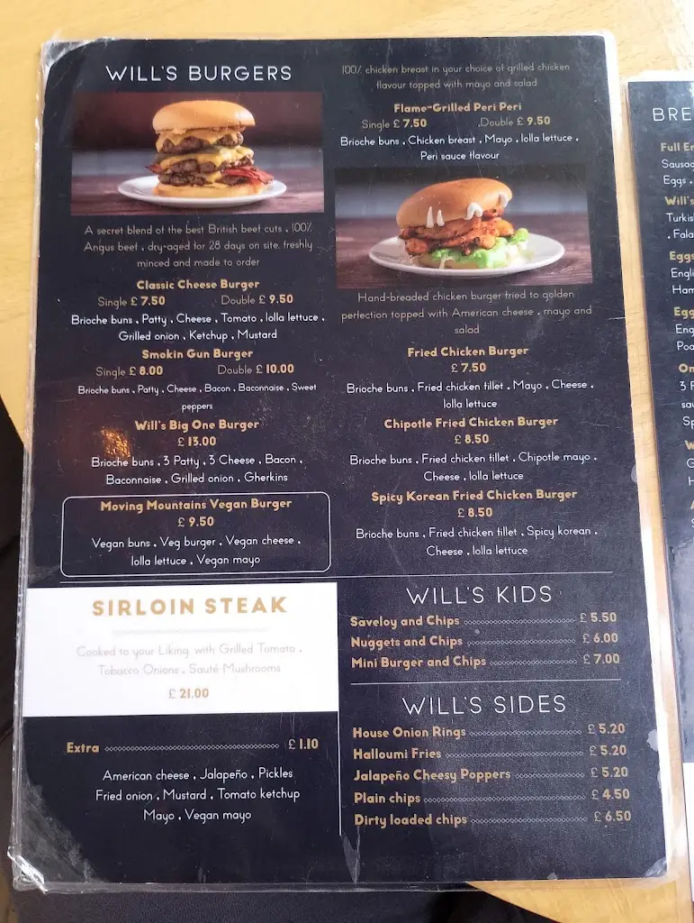 Menu_WILLS CAFE AND GRILL_Crowborough_image_2