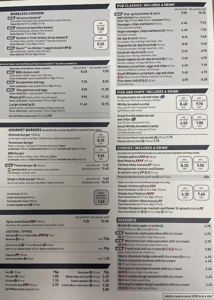 Menu_JD Wetherspoon - The Crowborough Cross_Crowborough_image_3